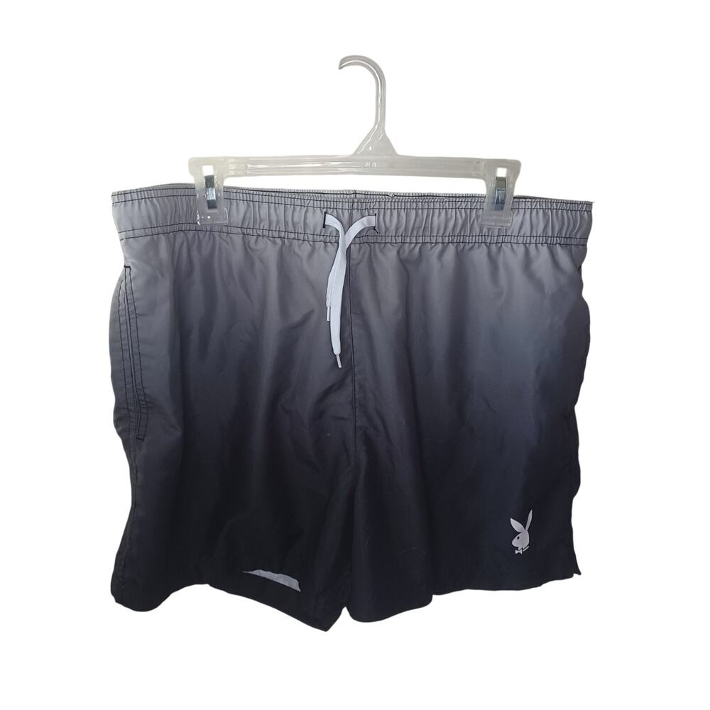 Playboy x PacSun Gray Ombre Swim Trunks Men's XL